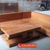 Bộ ghế sofa hộp ngăn kéo gỗ gõ SF27
