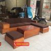 Bộ ghế sofa chân cong bàn cong gỗ sồi Nga SF30